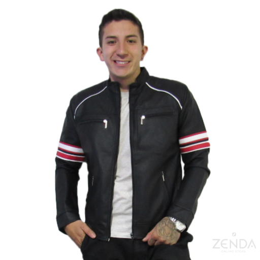 Chaqueta en cuero tex m20 para hombre