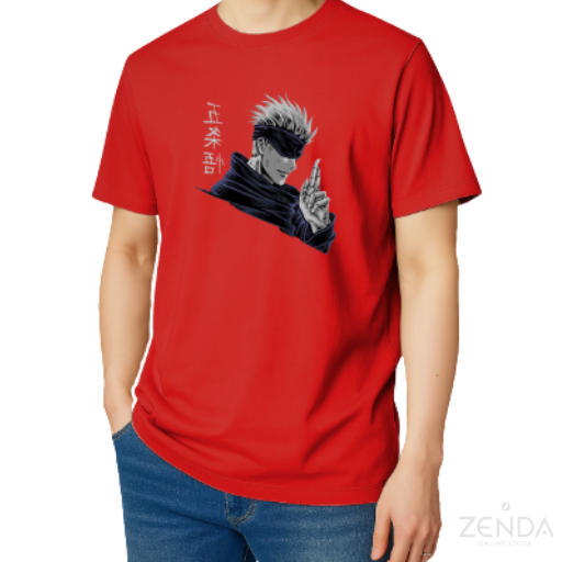Camiseta Anime Gojo Manga Mode Hombre