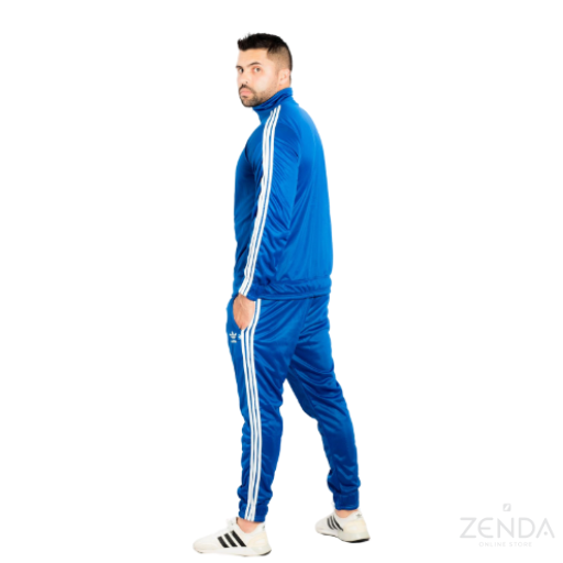 Conjunto Adidas Hombre AZULREY- SUDADERA
