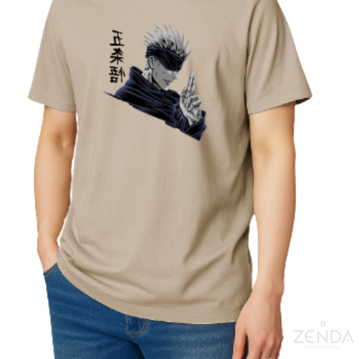 Camiseta Anime Gojo Manga Mode Hombre