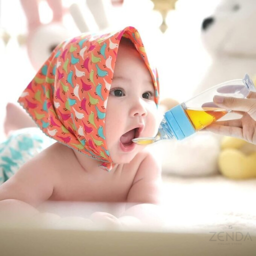Cuchara para bebes tetero dispensador