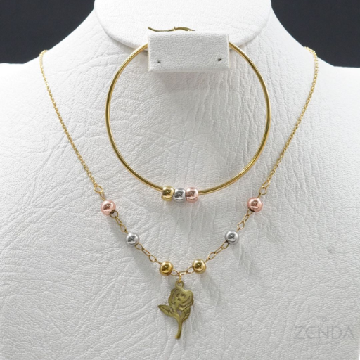 Jueguito De 3 Candogas De Oro