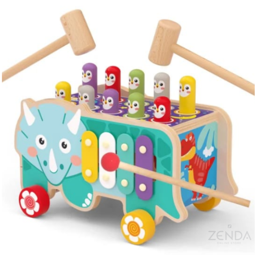 Juguetes Montessori De Madera 6 En 1 Par