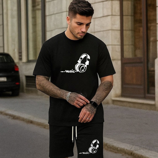 Camisa + Pantaloneta Negro