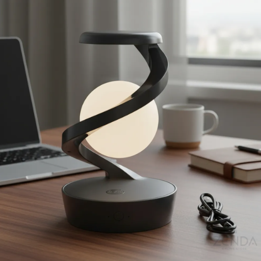 Lampara Con Bola Flontante