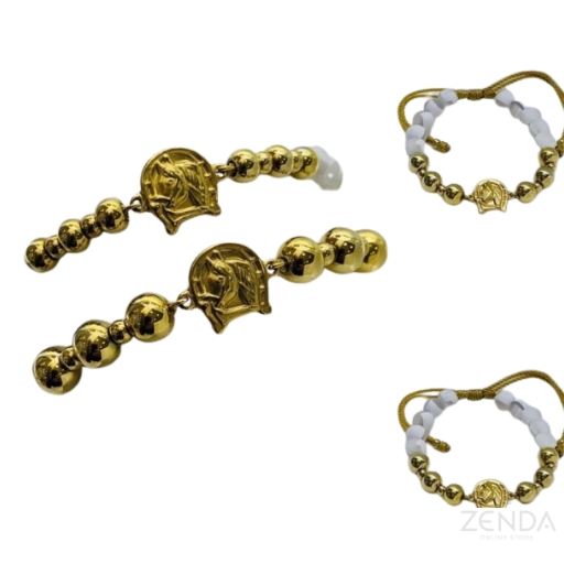 Pulsera Balin Seguido Dorada Caballo Neo