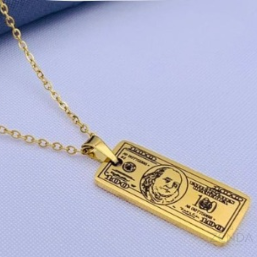 Cadena De Dije De 100 Dolares