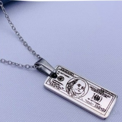 Cadena De Dije De 100 Dolares